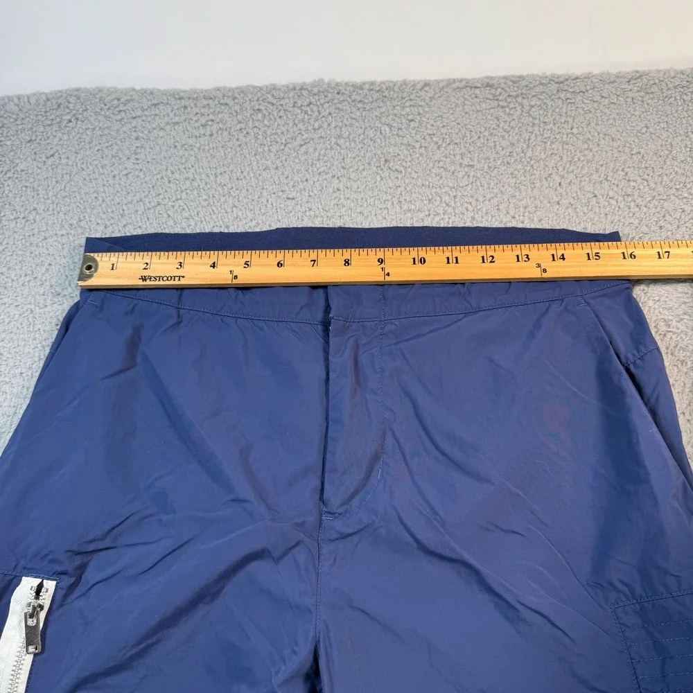 Nike Mens Navy Blue Nylon Tapered Cargo Pants Size Medium 32 Tech Sportswear